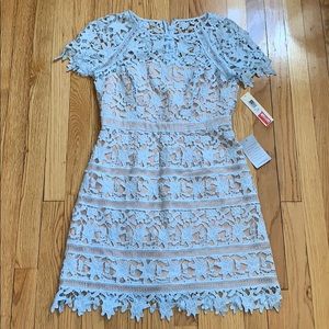 NWT Nordstrom 8P Eliza J light blue dress.